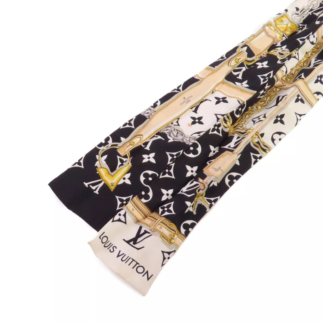 LOUIS VUITTON Bandeau Confidential Scarf Silk