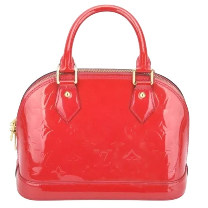 Louis Vuitton Alma BB Vernis Patent Shoulder Bag 2-Way