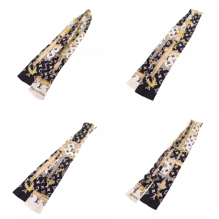 LOUIS VUITTON Bandeau Confidential Scarf Silk