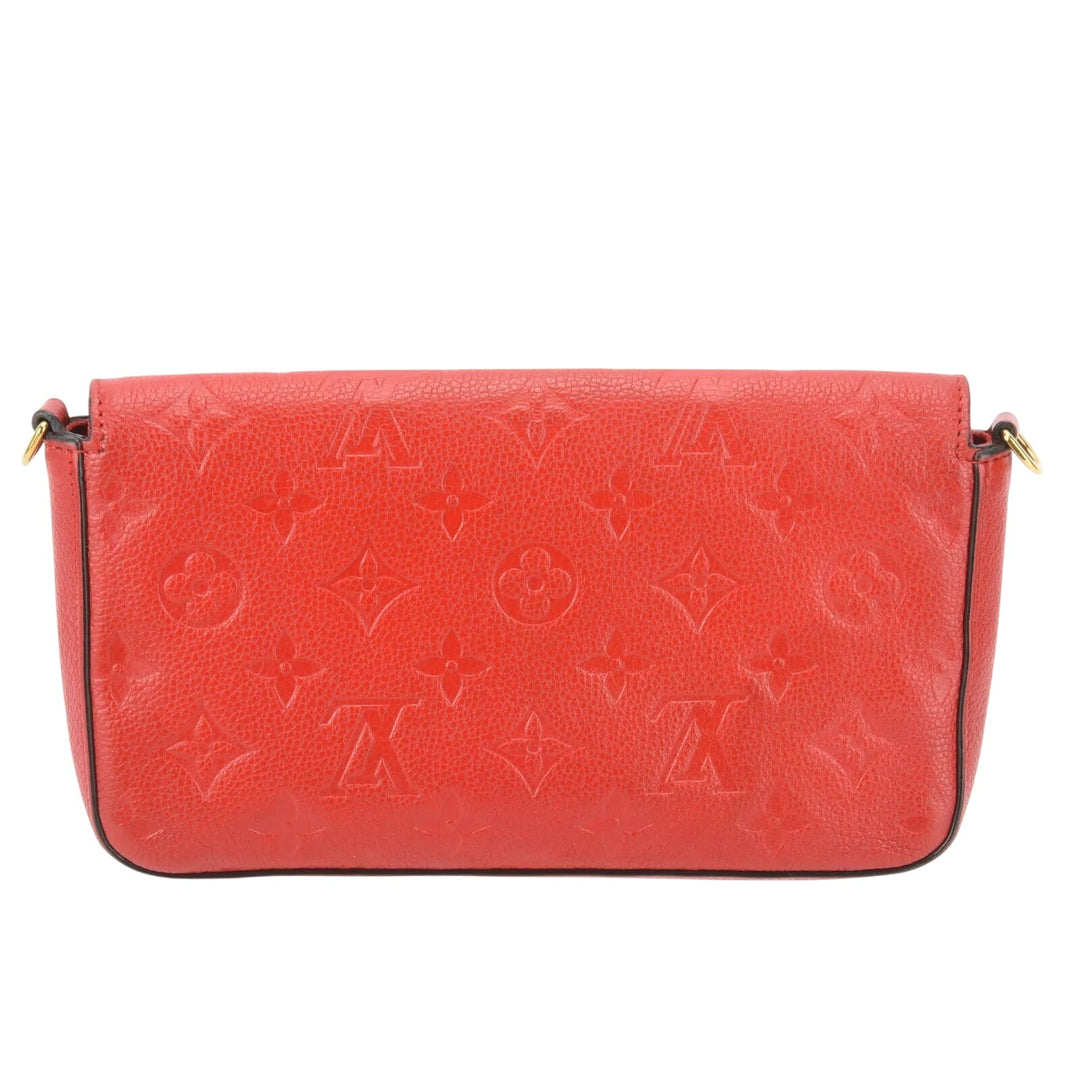 Louis Vuitton Felicie Empreinte Red Pochette